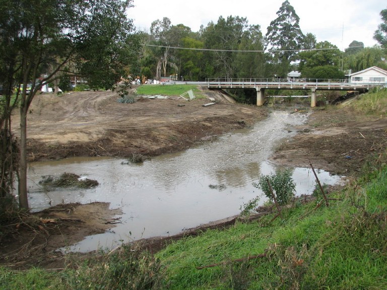 Council cleared out creek after flood, lost our whole riparian work!
