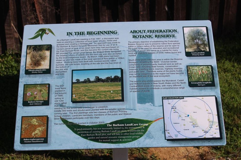 Interpretive sign