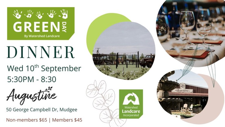 Green Day Dinner with Watershed Landcare