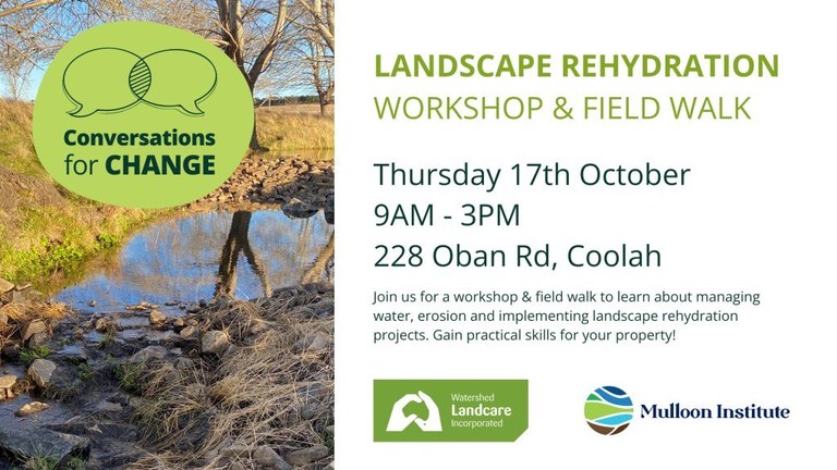 Landscape Rehydration Workshop