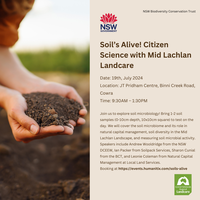 Soil’s Alive! Citizen Science with Mid Lachlan Landcare