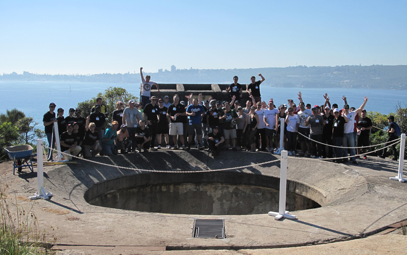 Landcare Australia Corporate Volunteer Day at Middle Head.