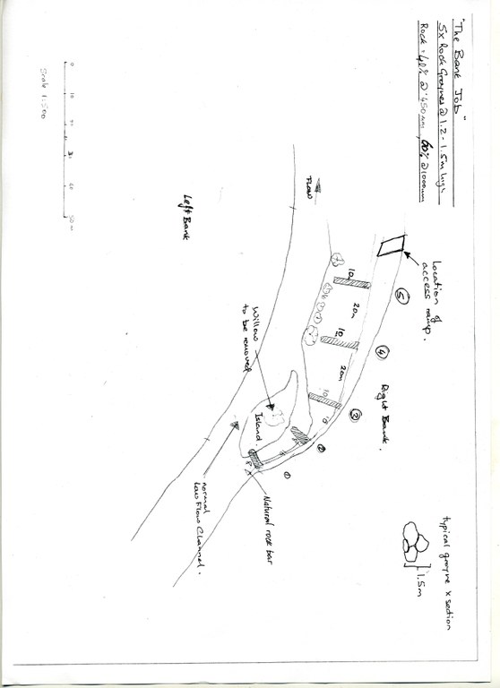 Site Map lower Mongarlowe River