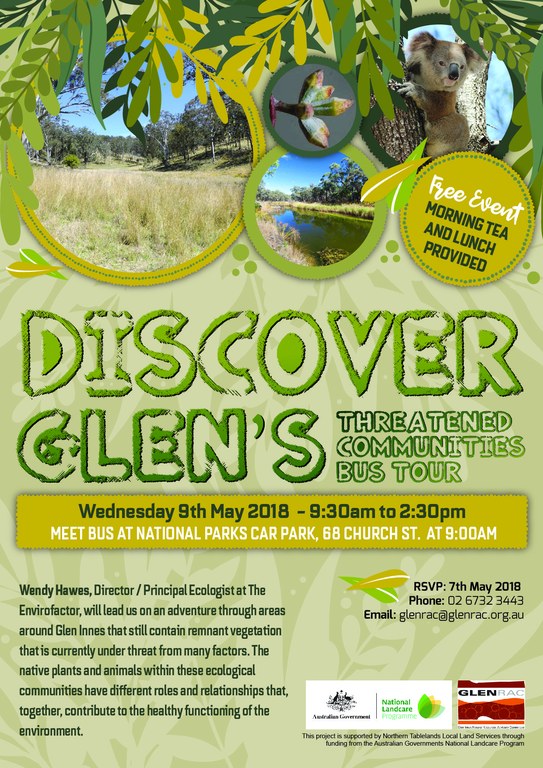 Discover Glen's Threatened Communities Bus Tour