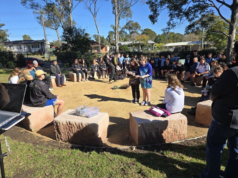 Yarning Circle at Riverstone High School