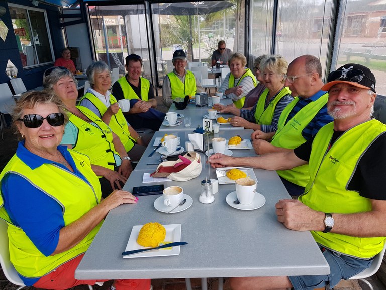 The all important morning tea!