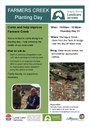 Farmers Creek Planting - Lithgow - Thursday 31 May