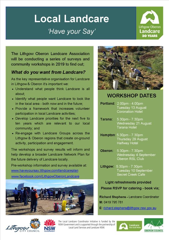 Local Landcare - 'Have your say'