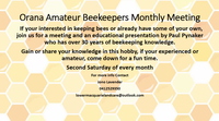 Monthly Amateur Beekeeping Group