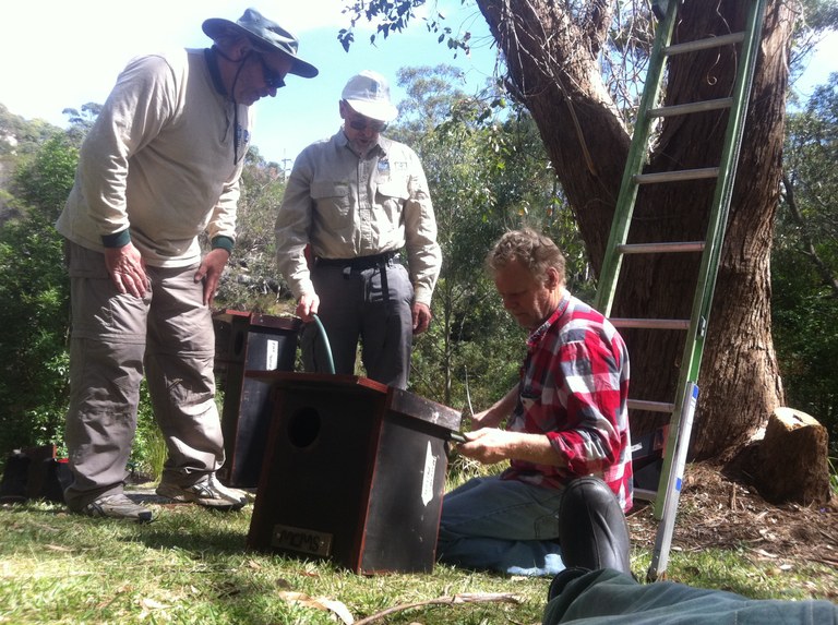 Installing Wildlife Nesting Boxes