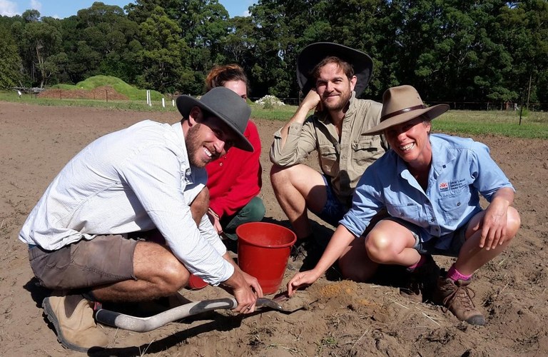 20180419_Collecting soil sample for Organic Market Garden project.jpeg