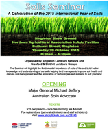 2015 Year of the Soils - Soils Seminar
