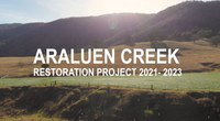 Watch it Now: Araluen Creek Restoration Project Film has Launched!