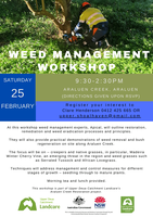 Weed Management Workshop February 2023