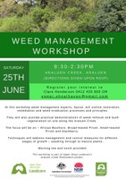 Weed Management Workshop June 2022