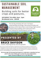 Sustainable Soil Workshop: Building soils for better crops and pastures