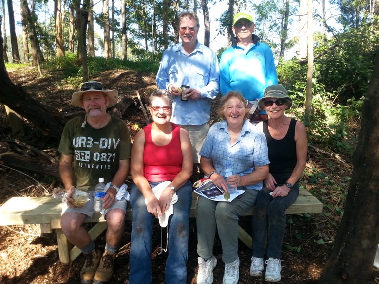 January 2015; Our new bench