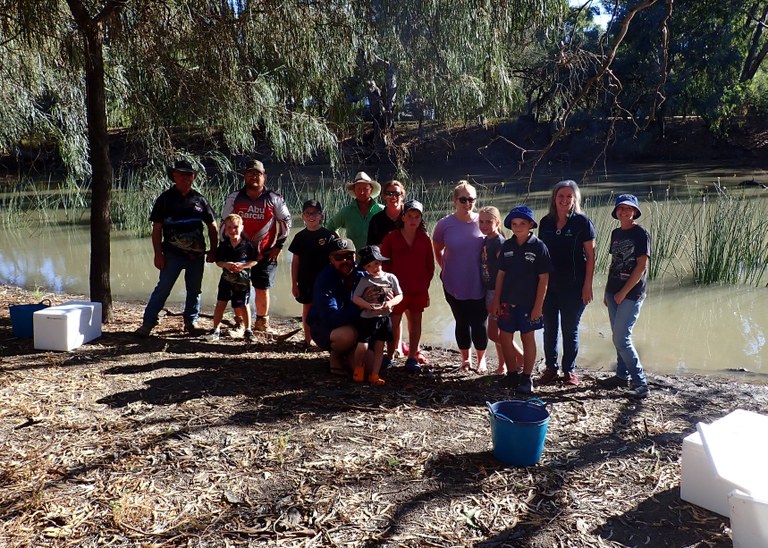 Conargo eel-tailed catfish release