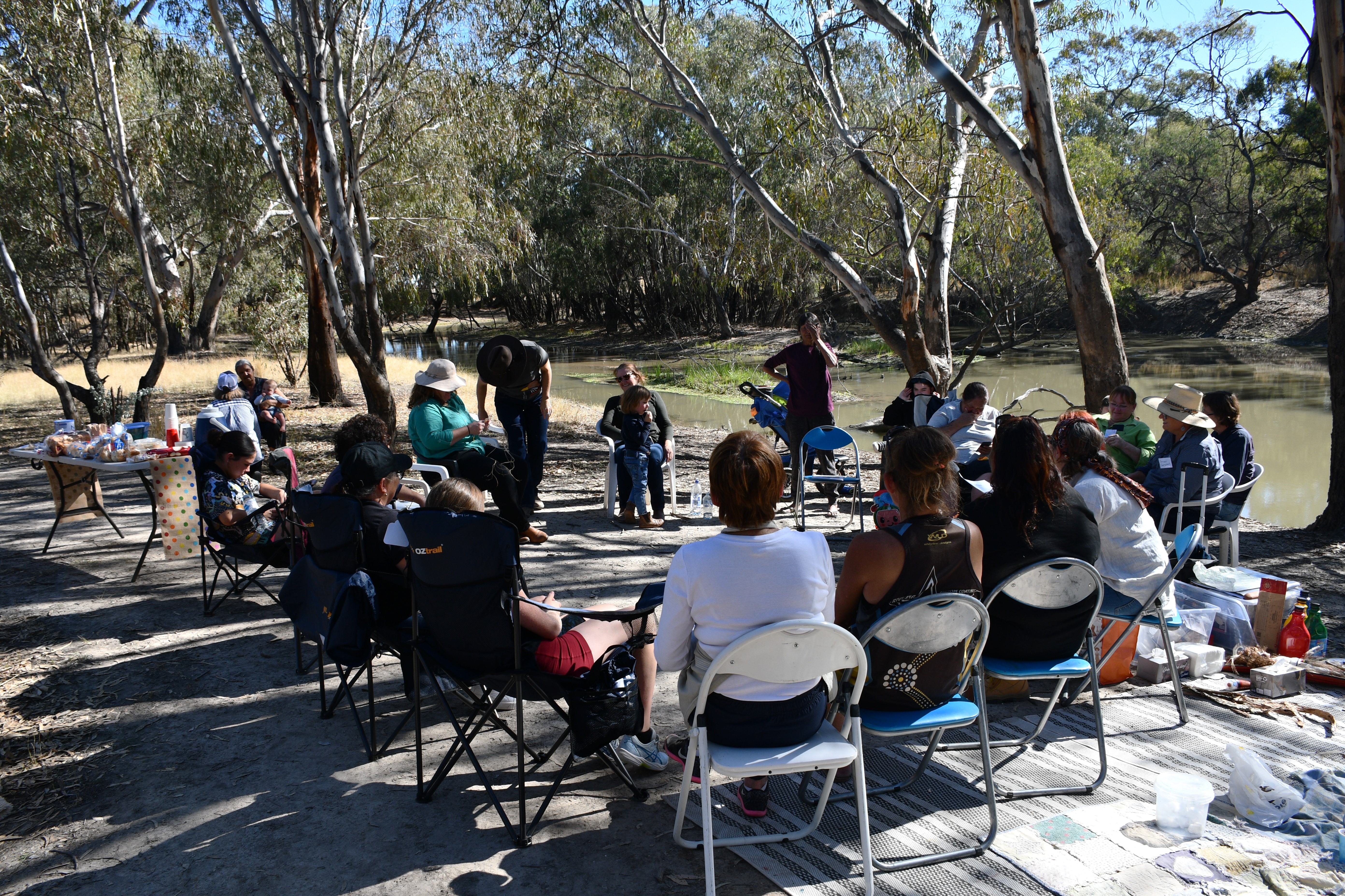 Women's Yarning Circle on the Billabong Creek