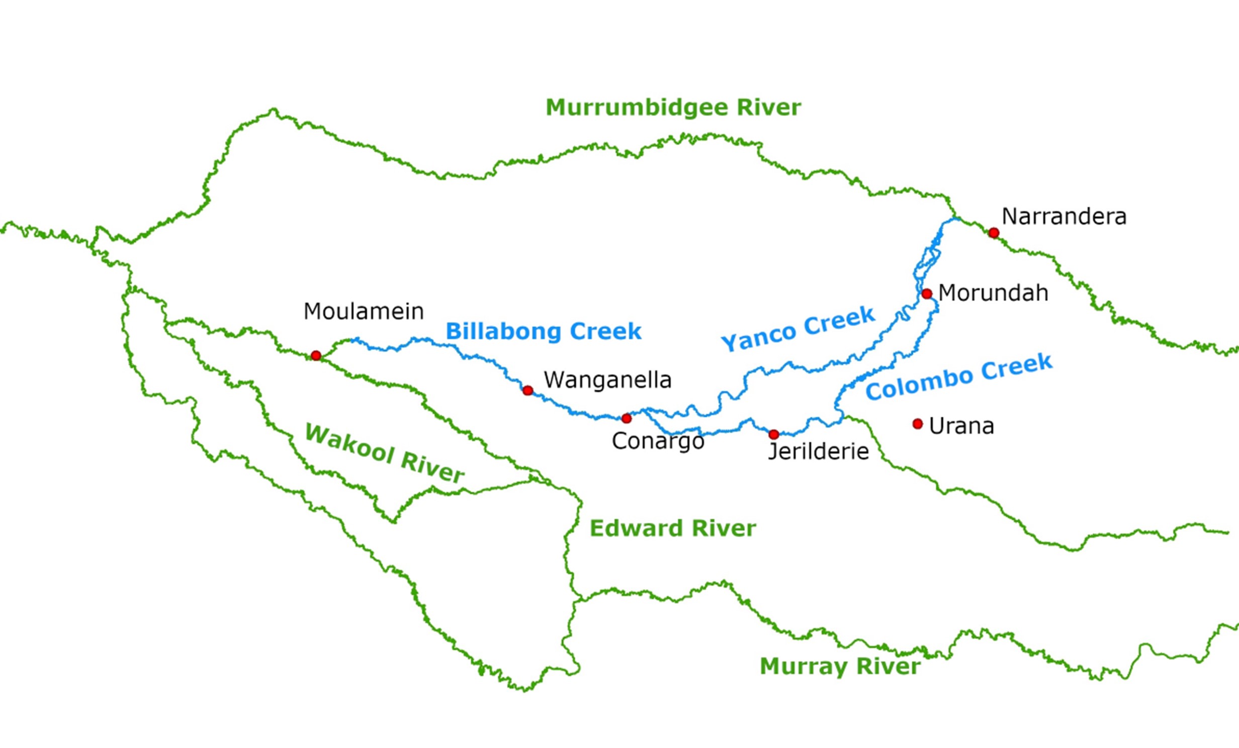 murrumbidgee river map